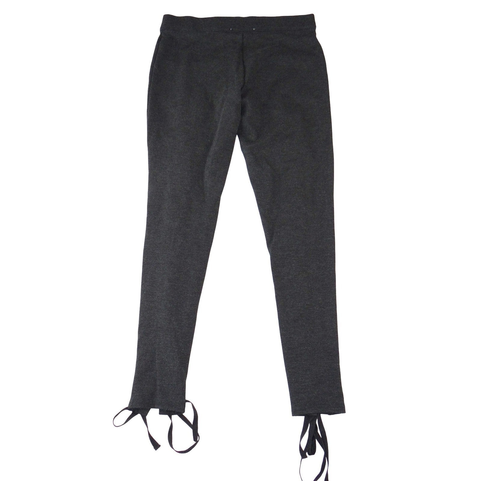 Love Tree Womens Lace Up Front Leggings Charcoal Grey Grommet Skinny Pants S