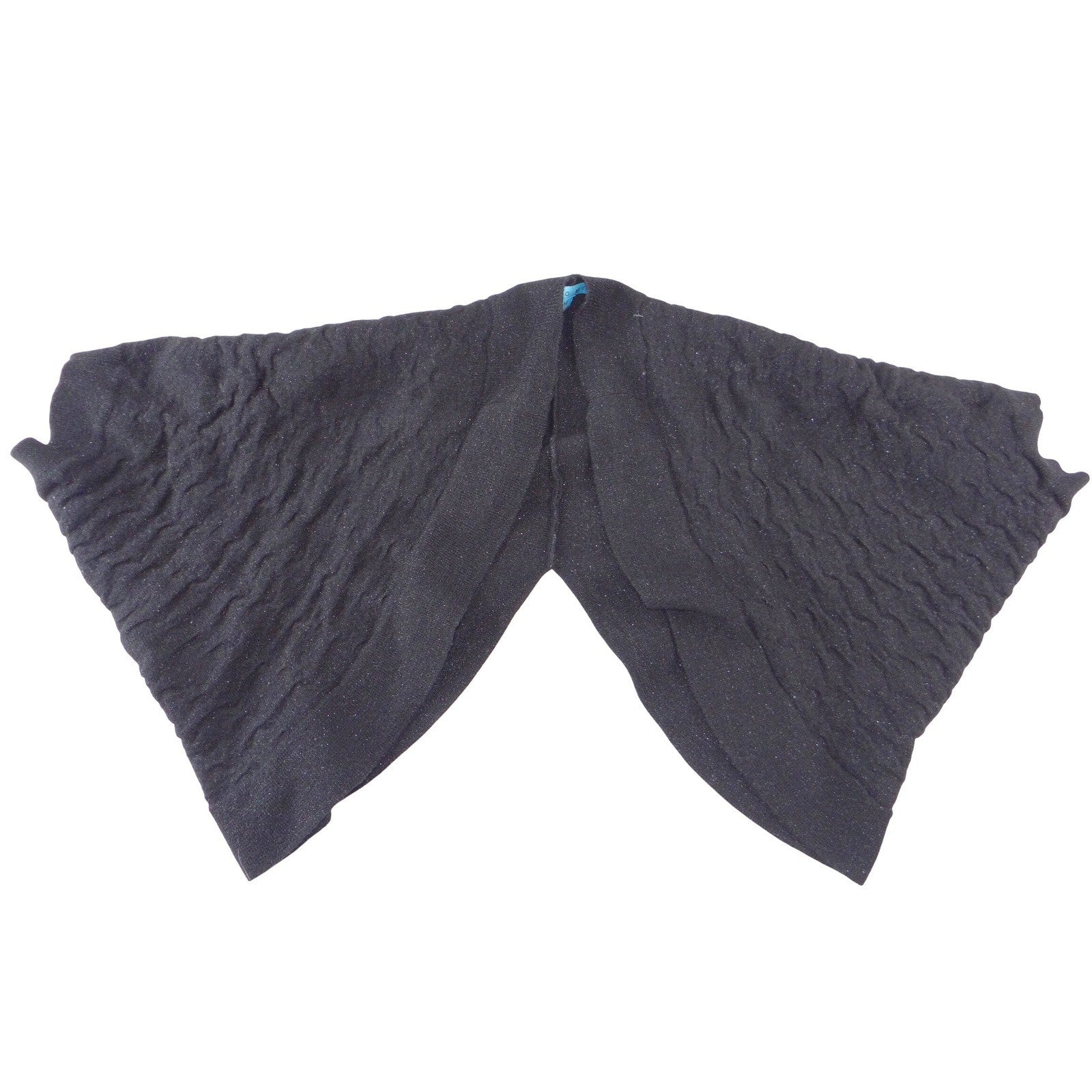 Antonio Melani Womens Black Textured Metallic Knit Shrug Bolero Cardigan Size M