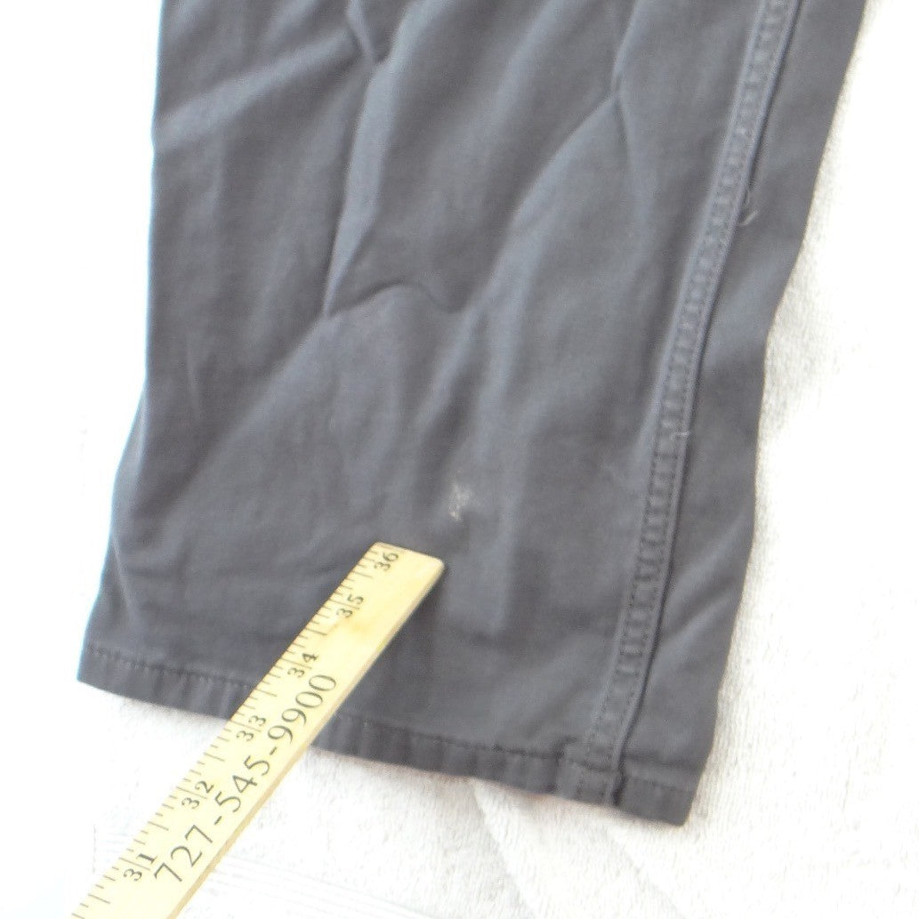 Carhartt Mens Relaxed Fit Canvas Work Pants Gray 36x34 Utility Pocket