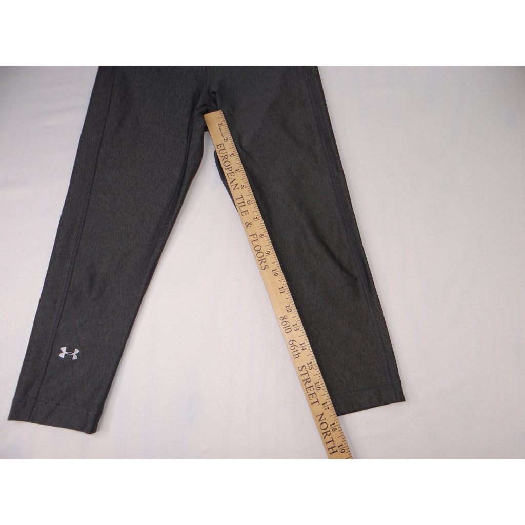 Under Armour  Dark Gray Capri Leggings Athletic Fitness Size Medium Youth Girl's