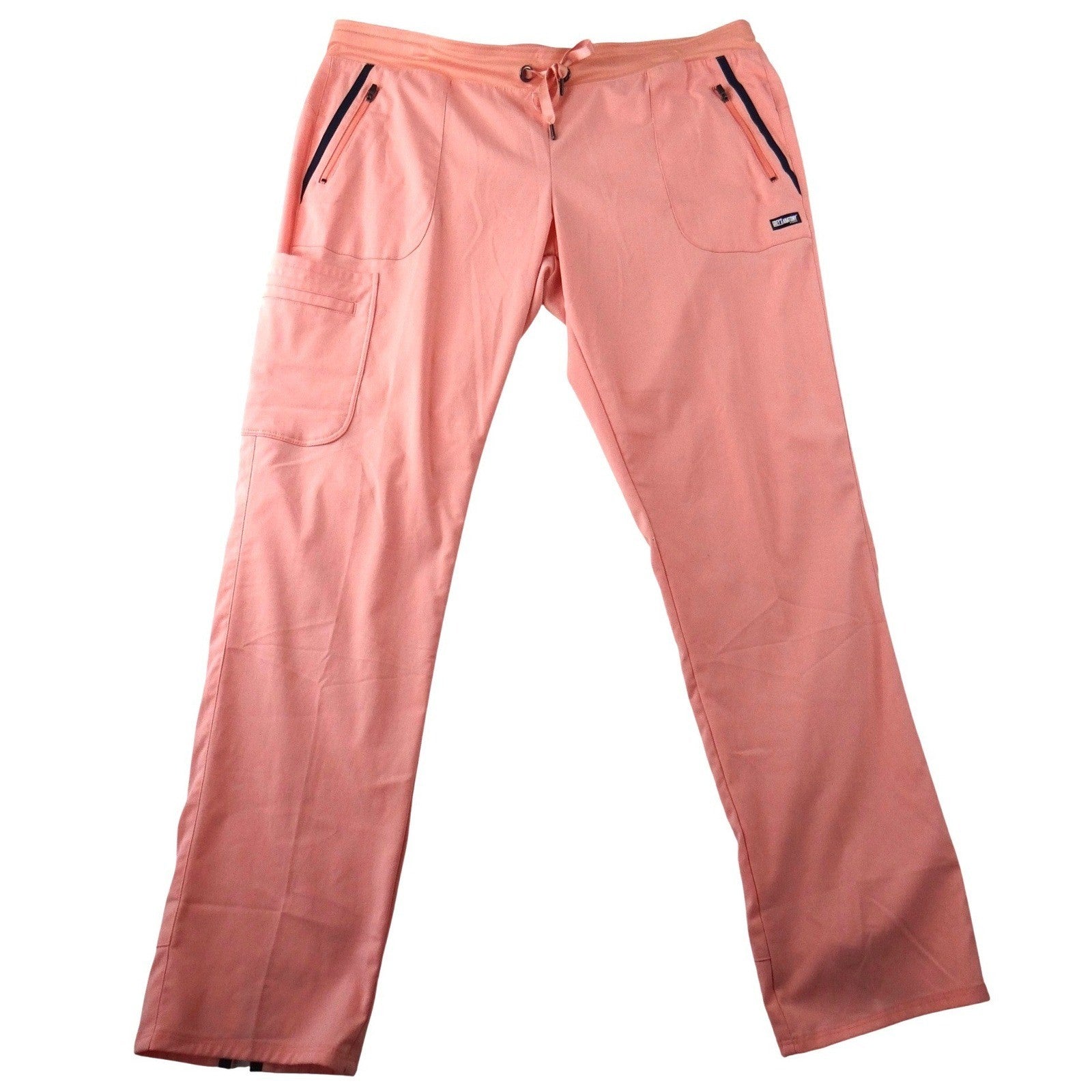 Greys Anatomy by Barco Impact Peach Scrub Pants Womens XL Drawstring Cargo