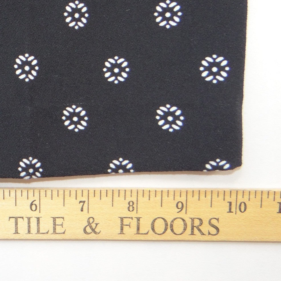 Ann Taylor Factory Womens Black White Floral Medallion Wide Leg Pants Size 4