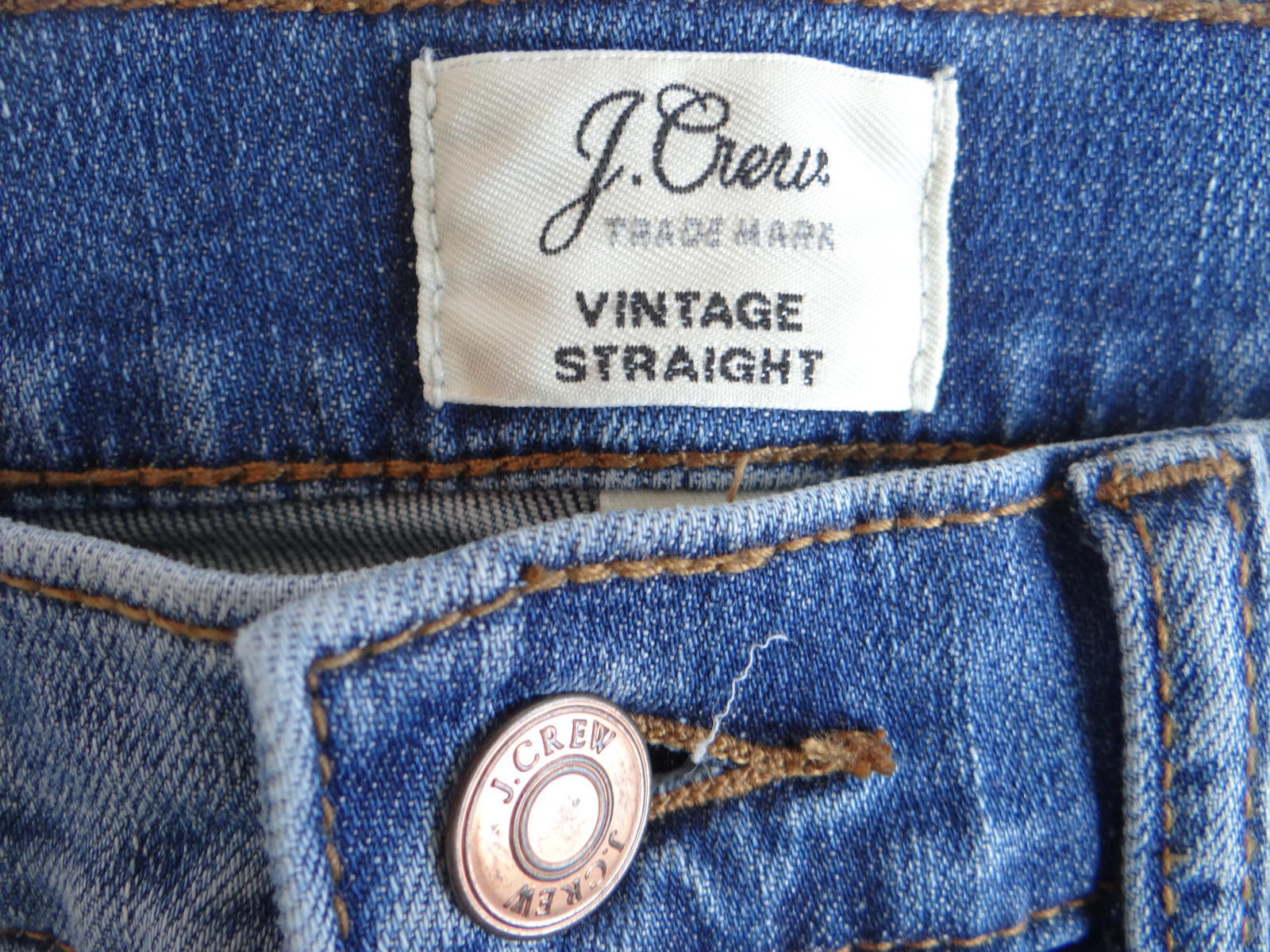 J.Crew Vintage Straight Jeans - Distressed Style