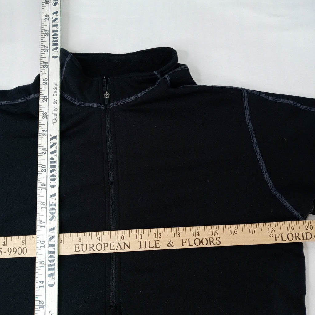Shop Antarctica Black Long Sleeve Quarter Zip Pullover Shirt Women's Size L