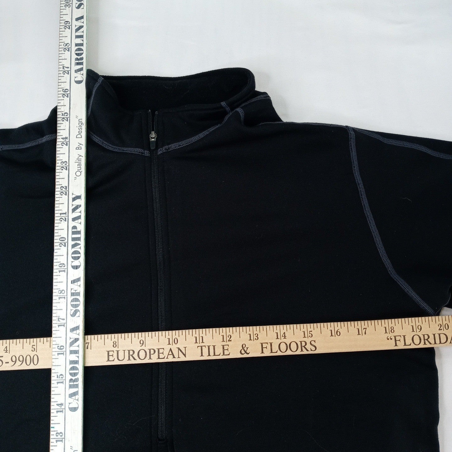 Shop Antarctica Black Long Sleeve Quarter Zip Pullover Shirt Women's Size L