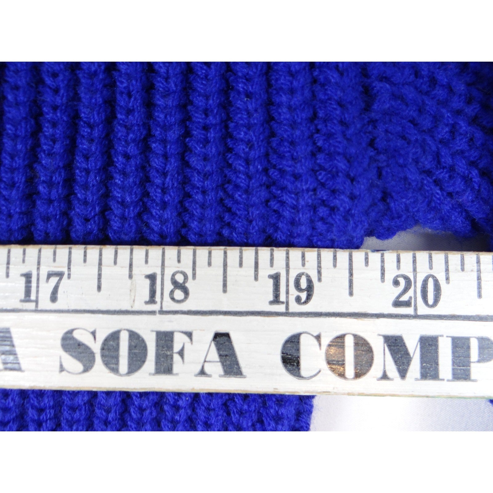 Vintage Little Lisa Ltd Royal Blue Ribbed Knit Sweater Long Sleeve Women's Med