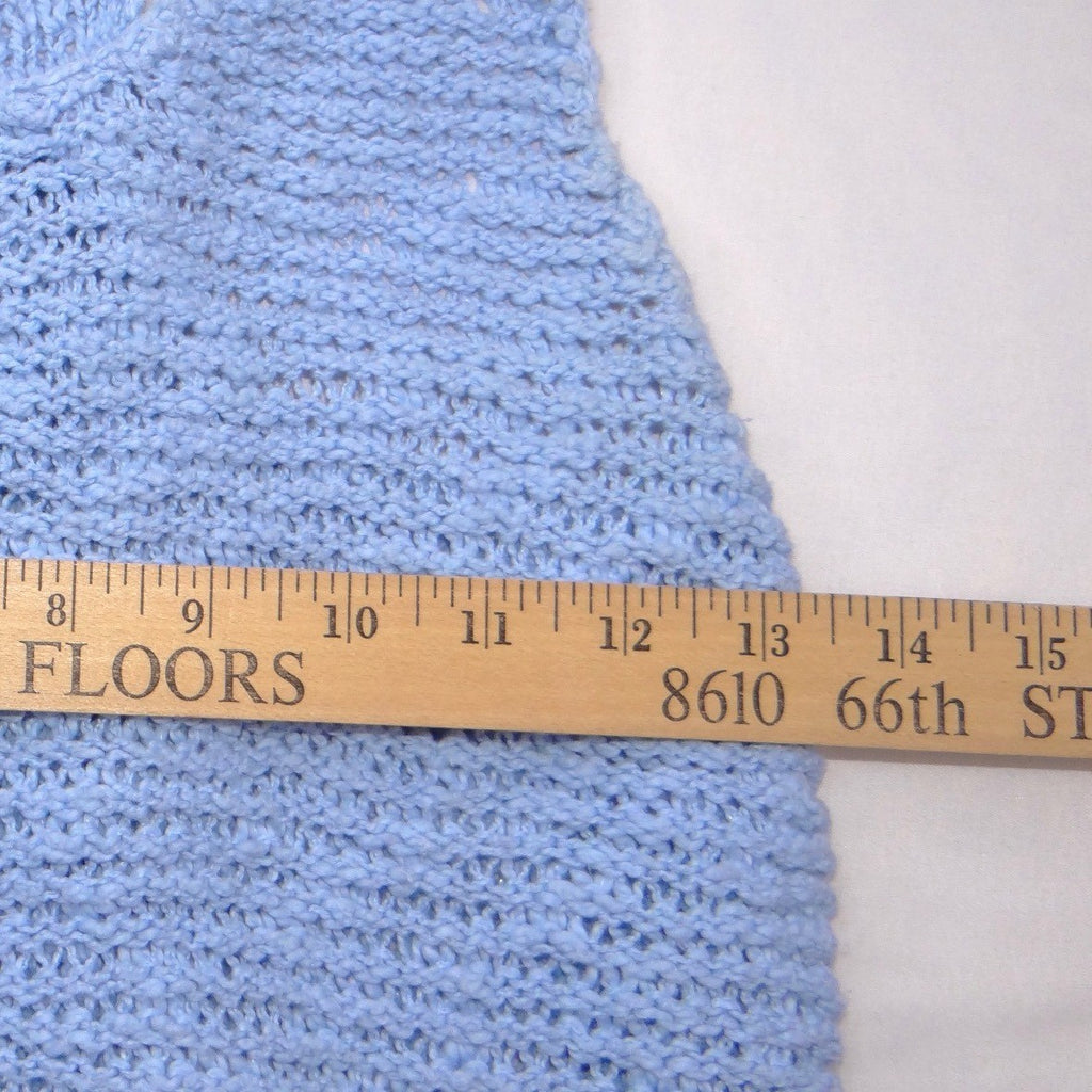 American Eagle Outfitters Light Blue Knit Racerback Tank Top Womens Medium