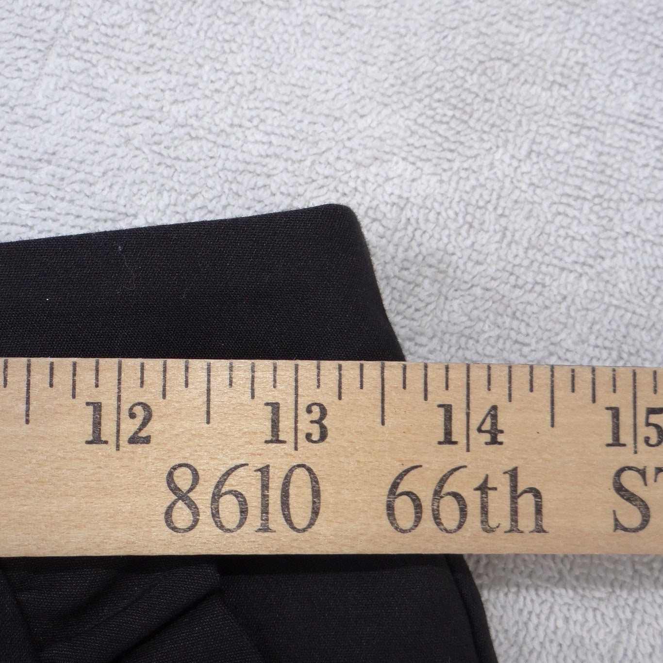 Forever 21 Womens Black Ruffle Pocket Mini Skirt Size 26 Solid A-Line