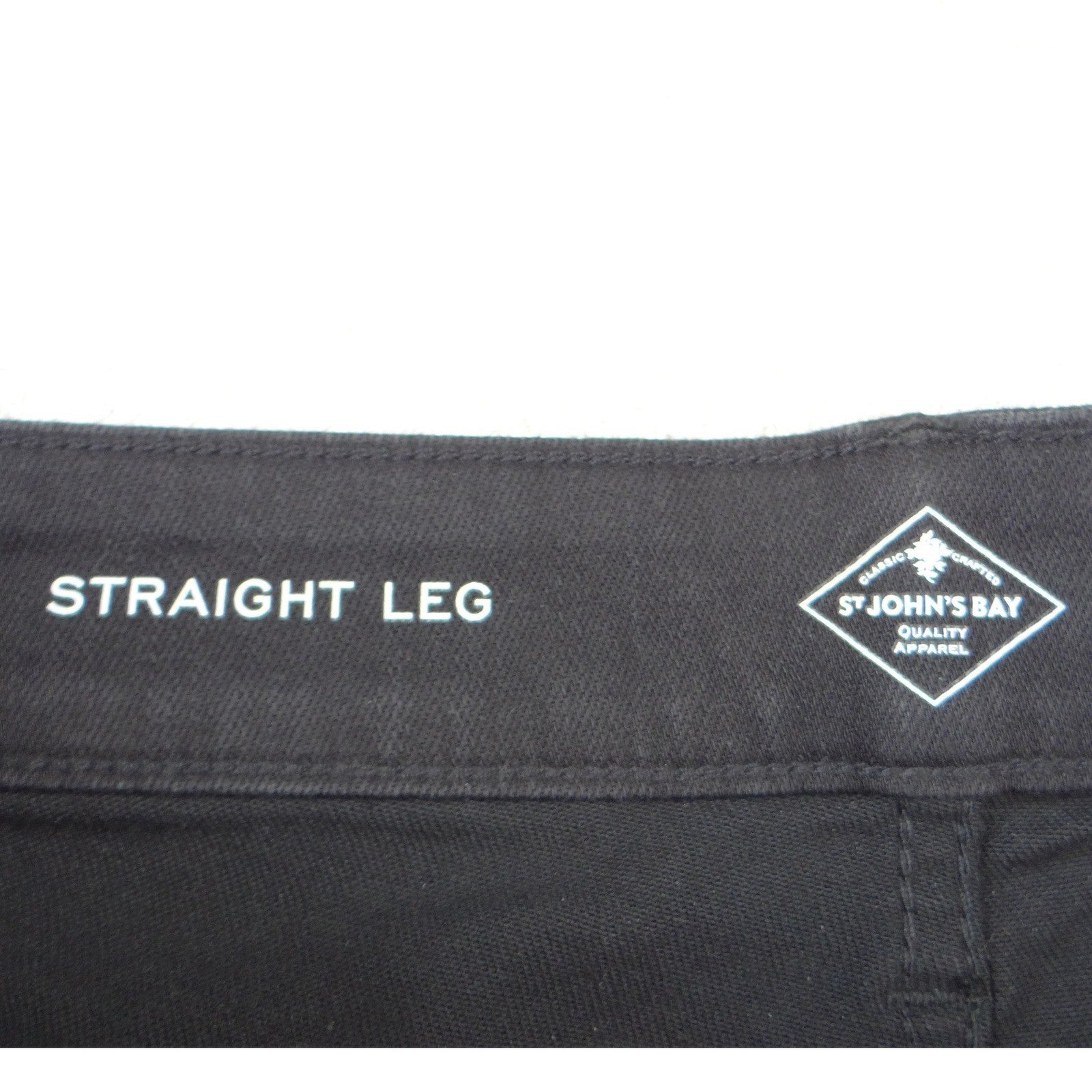 NWT-St Johns Bay Secretly Slender Straight Leg Black 16P Short Tummy Control