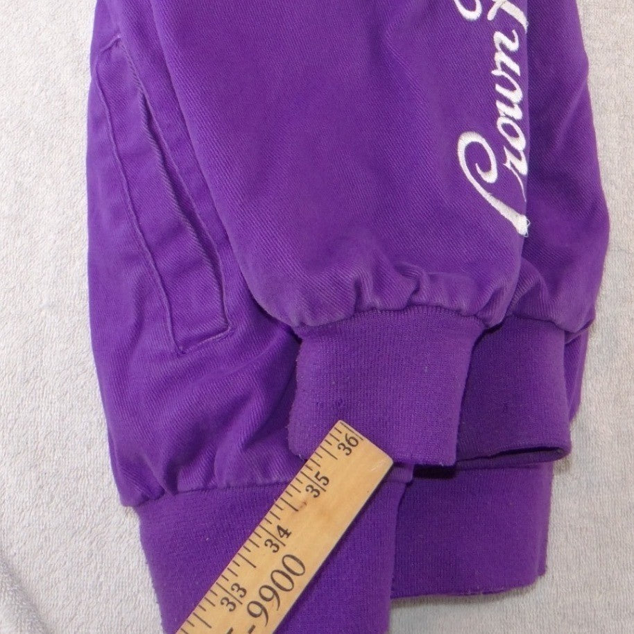 Chase Authentics Crown Royal Roush Racing NASCAR Jacket Jamie McMurray Purple L