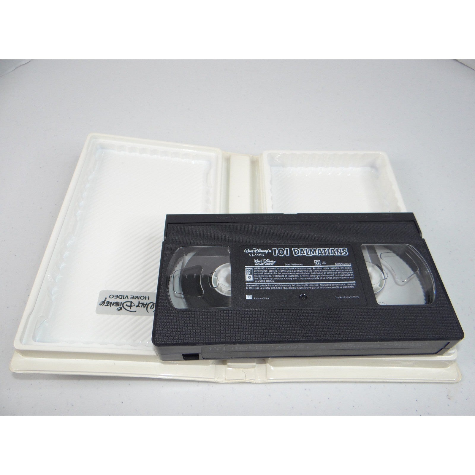 Walt Disney 101 Dalmatians VHS The Classics Black Diamond Clamshell TESTED