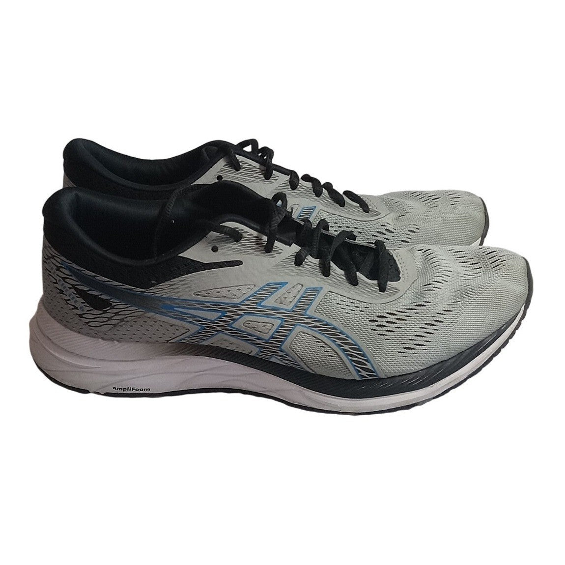 ASICS Gel Excite 6 Running Shoes Men's Size 9.5 Gray Blue Athletic Sneakers