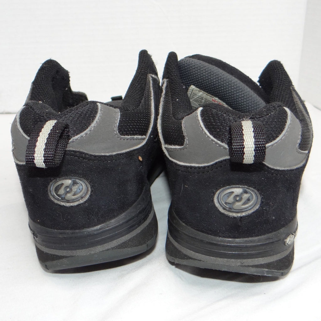 Heelys Youth Style 7097 Black Grey Skate Shoes with Wheels Size 5 Women - Read