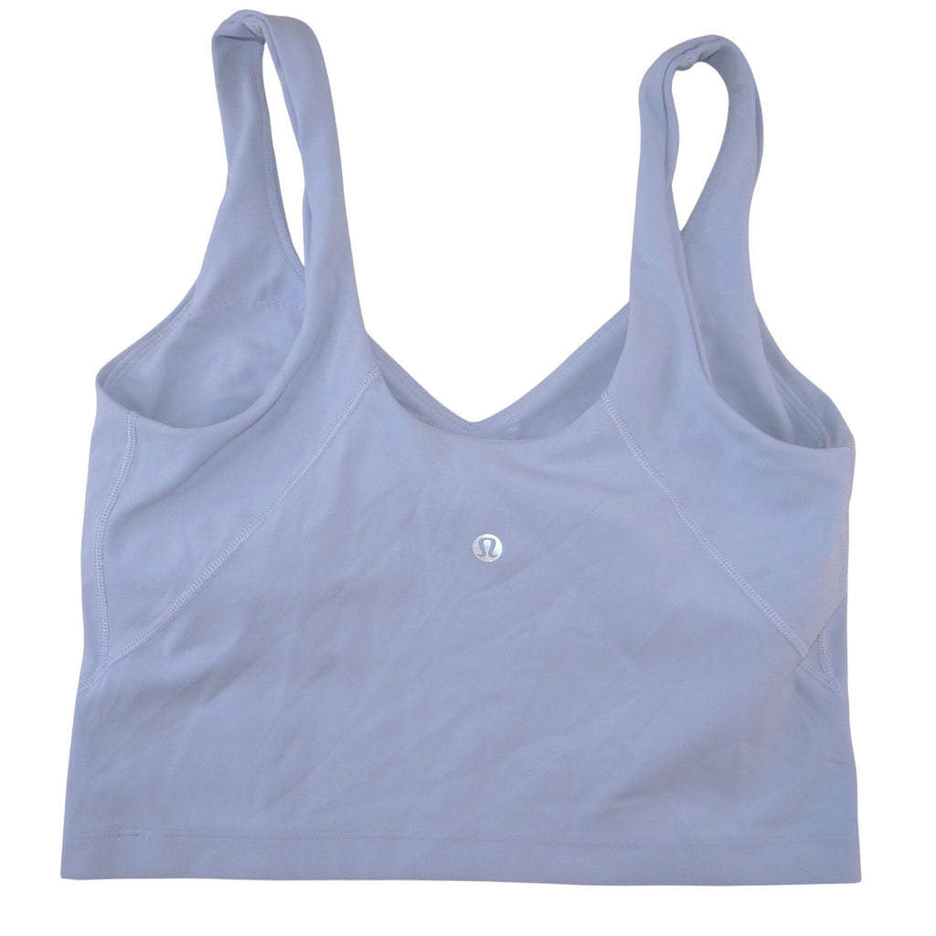Lululemon Align Tank Top Light Blue Lavender V-Neck Cropped Yoga Top