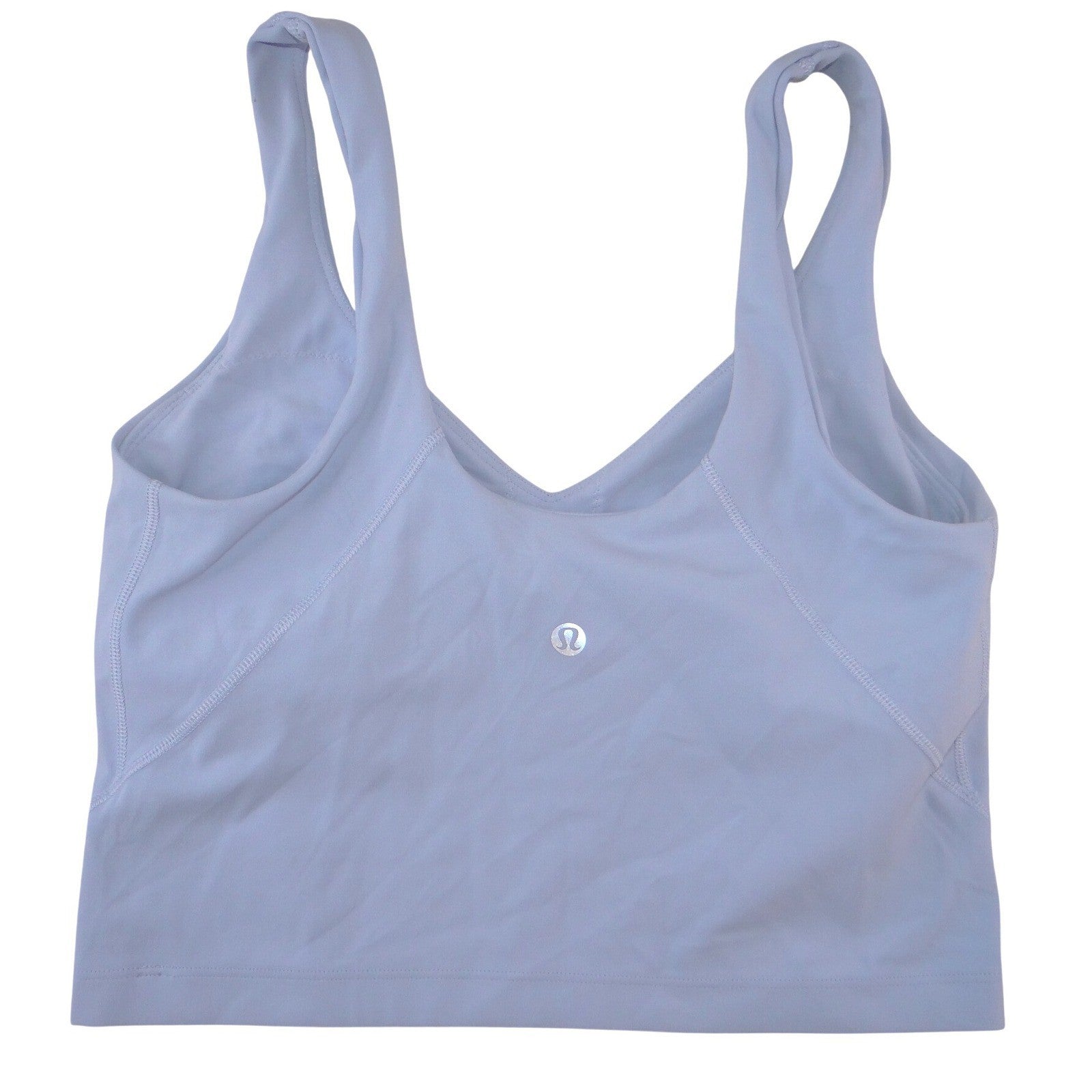 Lululemon Align Tank Top Light Blue Lavender V-Neck Cropped Yoga Top