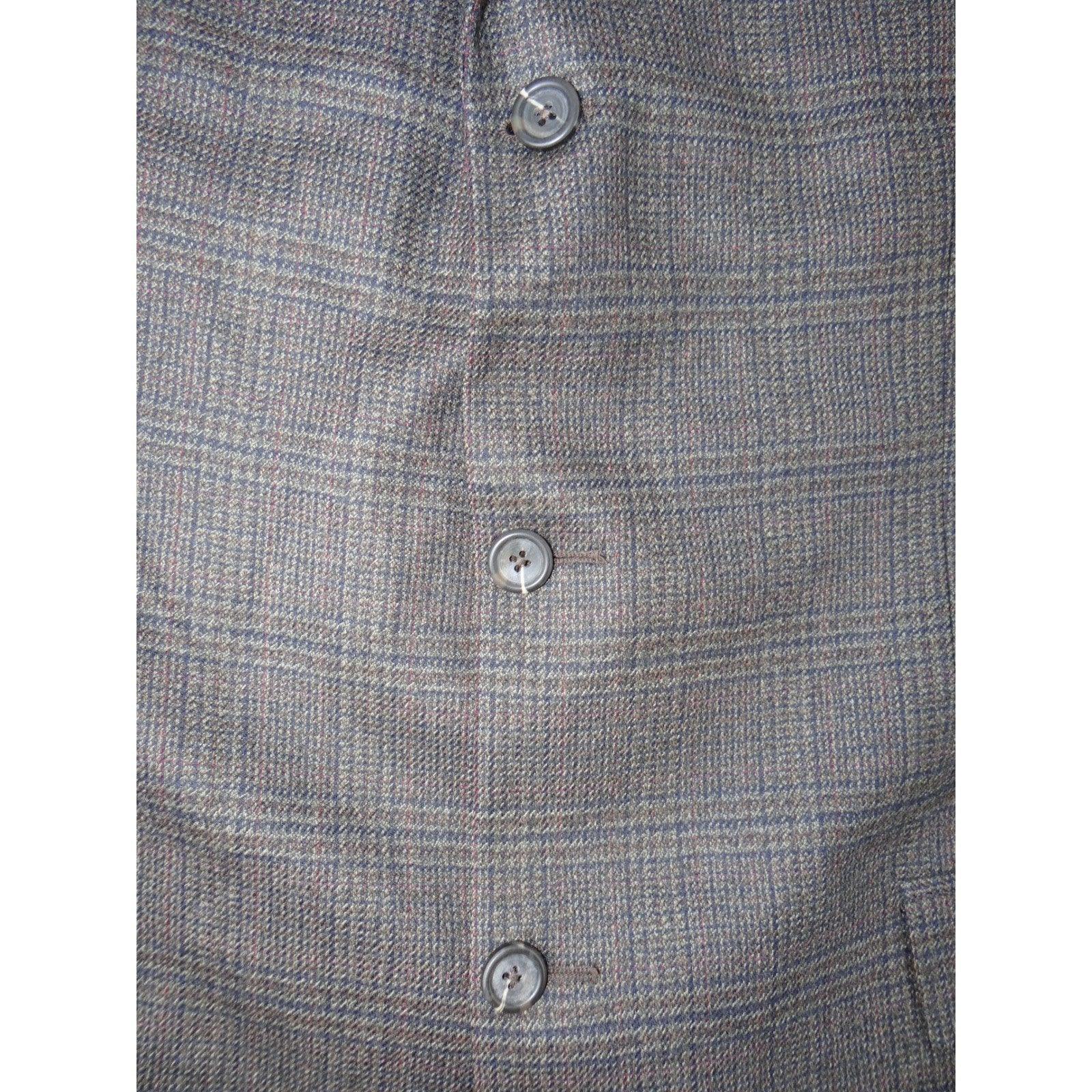 Famous Brands SK Wool Plaid Blazer Jacket Blazer
