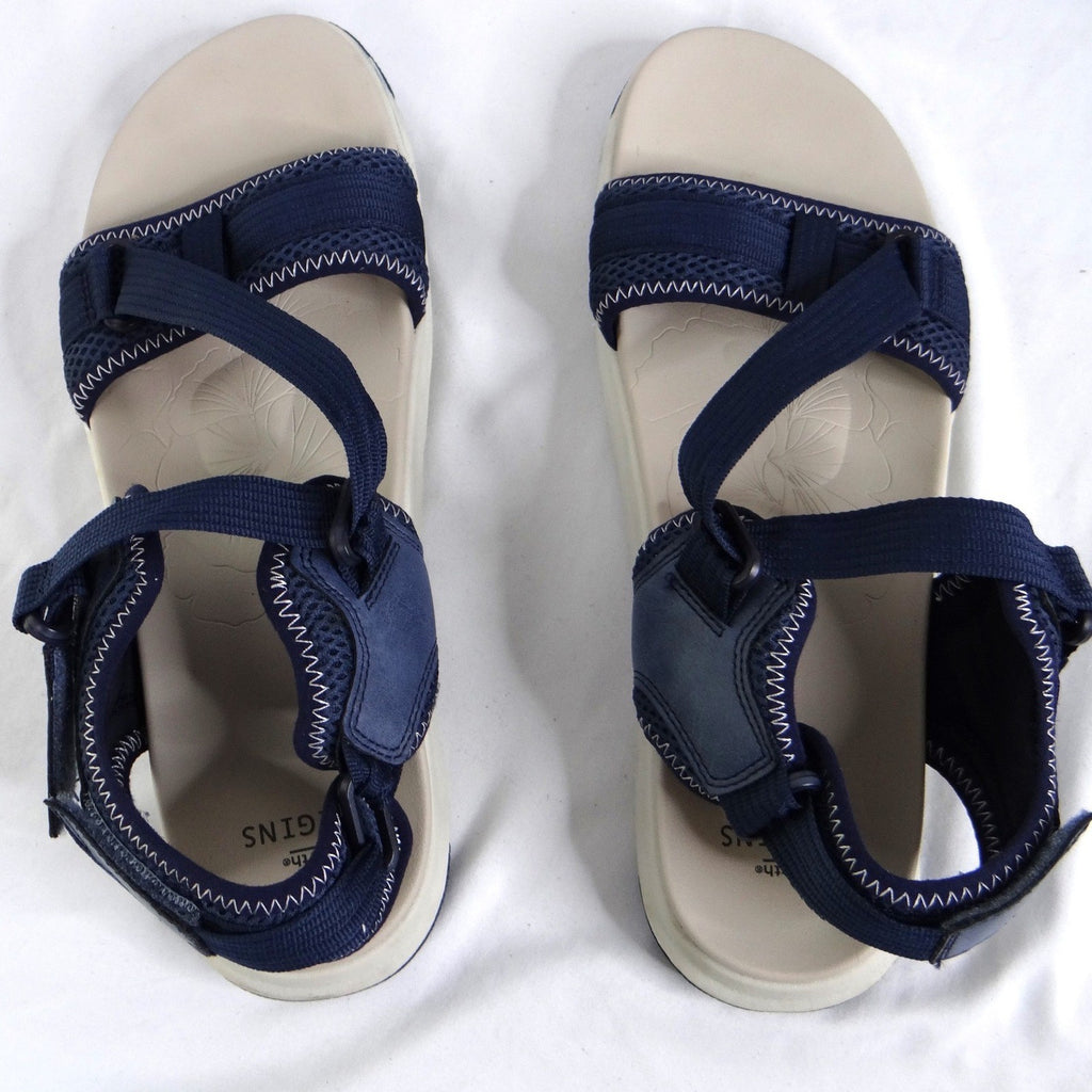 Earth Origins Vivvy Mens Navy Blue Sport Sandals Adjustable Straps Size 11