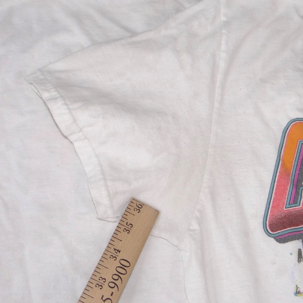 Chemistry Chevy Camaro Graphic T-Shirt Mens Large White Cotton Car Racing Tee