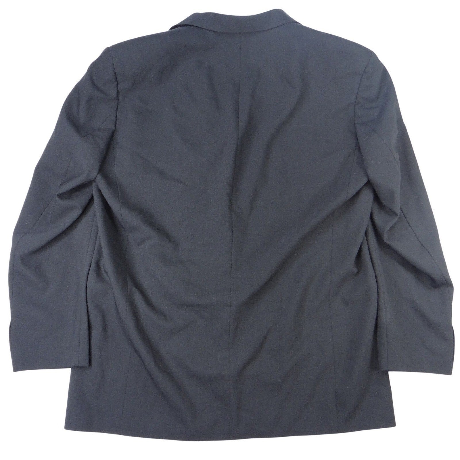 Hugo Boss Barneys New York Mens Charcoal Gray Wool Blend Blazer Jacket