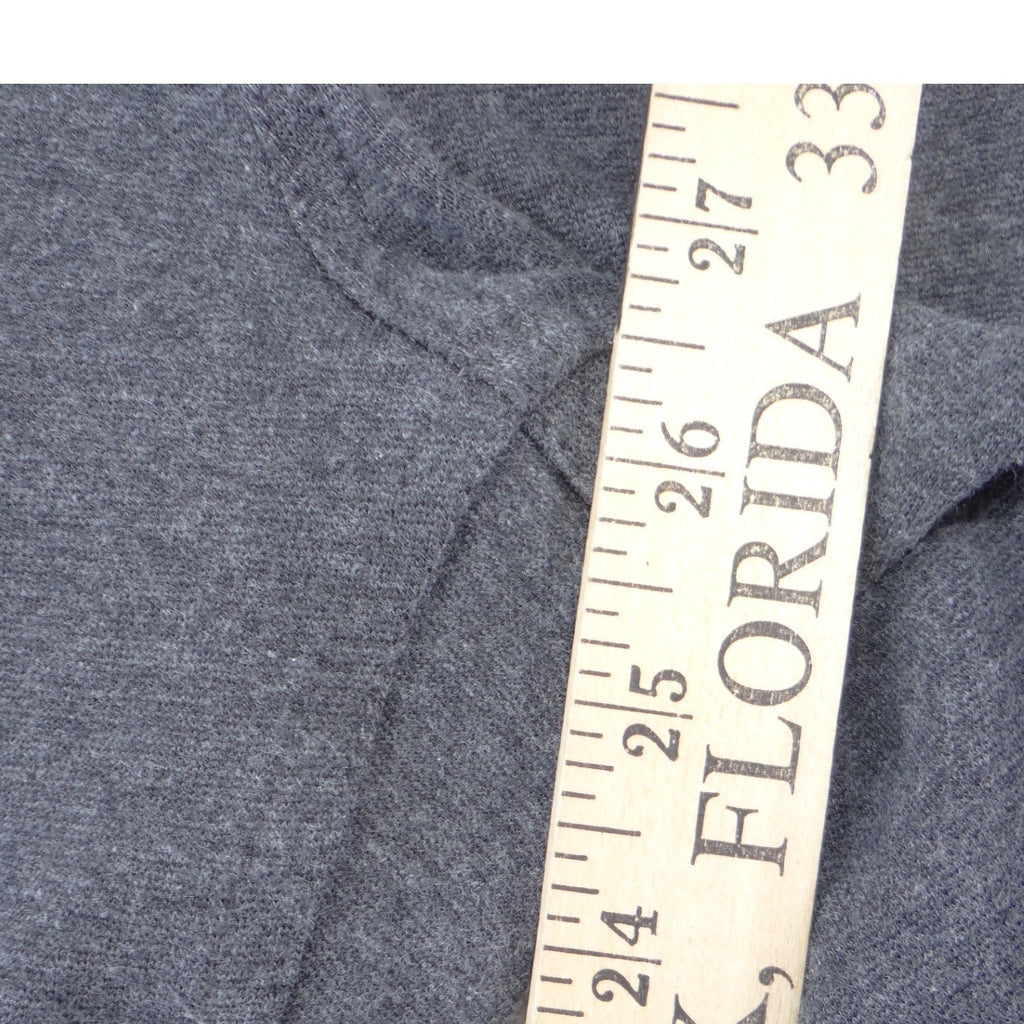 DKNY Jeans Womens Charcoal Gray Knit Skinny Pants Front Seam Zip Pockets Size 10