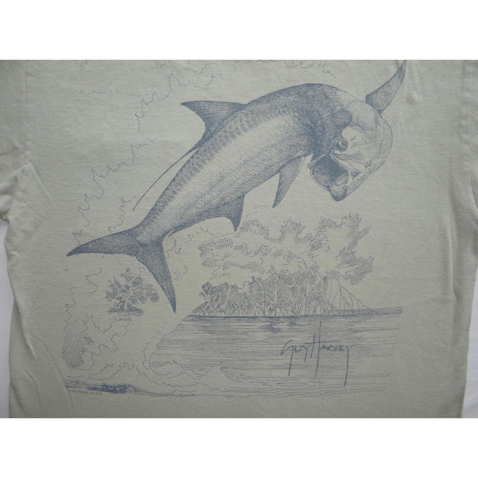 Vintage Guy Harvey Fishing Graphic T-Shirt