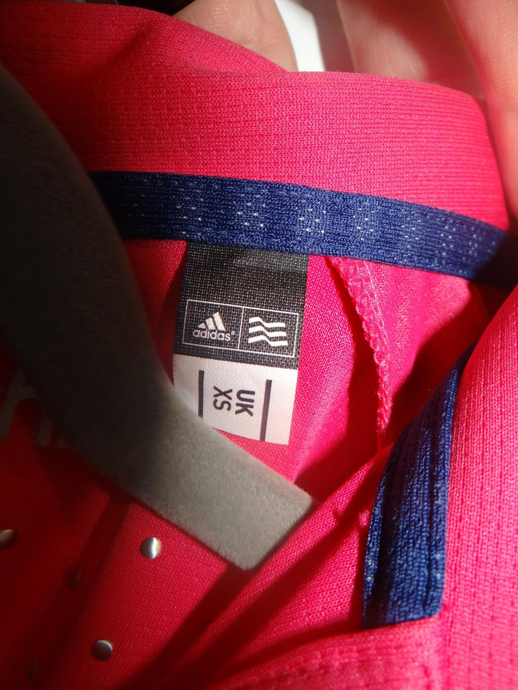 Adidas Climachill Women's Polo Shirt - Dark Pink/Navy XS