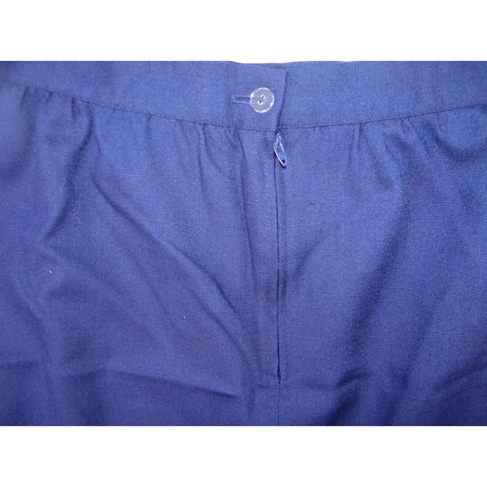 Vintage 2 piece Steven Michaels Skirt Suit Classic Navy Blue Made in USA Classic