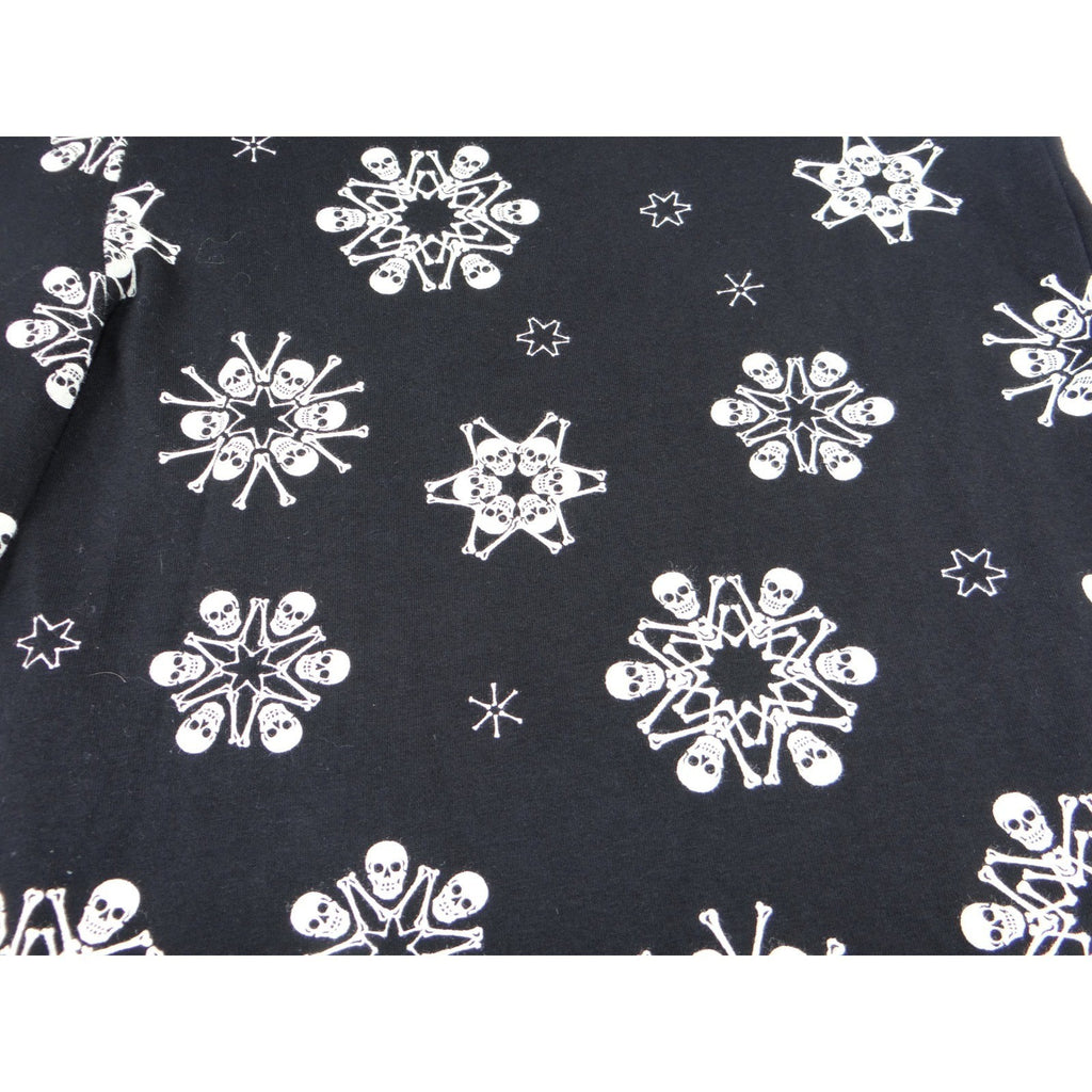 Torrid Black Skull Snowflake Leggings Capris Size 4 Workout Comfy Casual