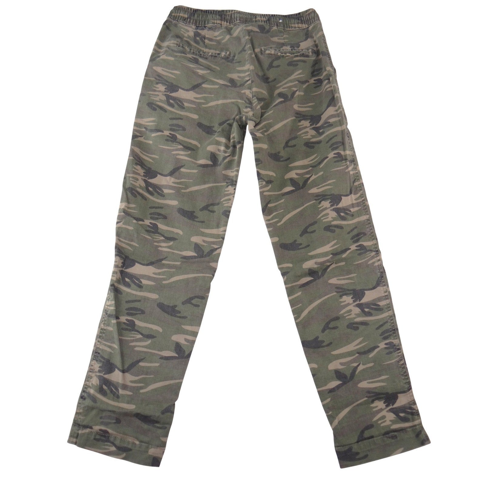 Cotton On Womens Camo Jogger Pants Green Camouflage Utility Drawstring Size 2