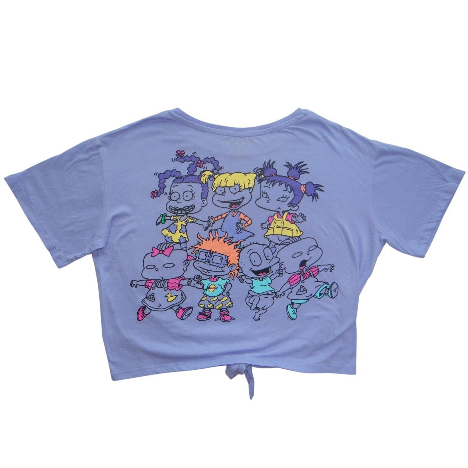 Nickelodeon Cropped Tee with Character Embroidery