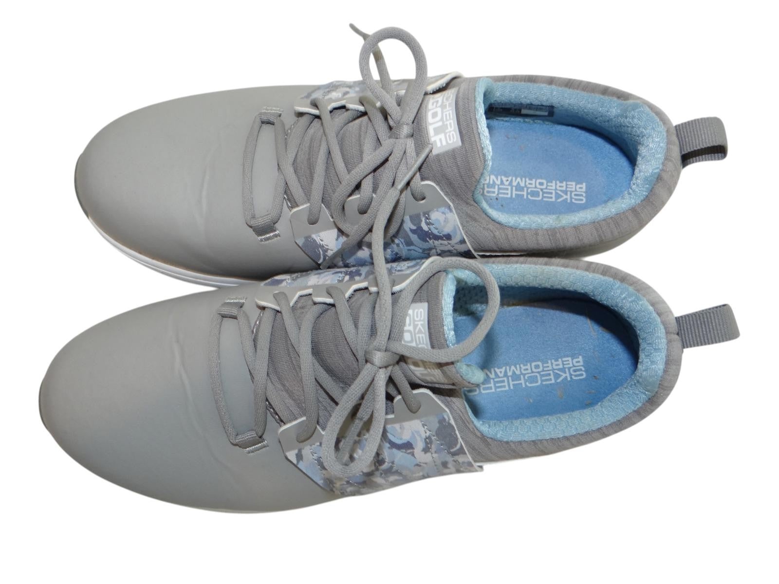 Skechers GOwalk Lite Women's Sneakers - Gray with Camouflage Accent