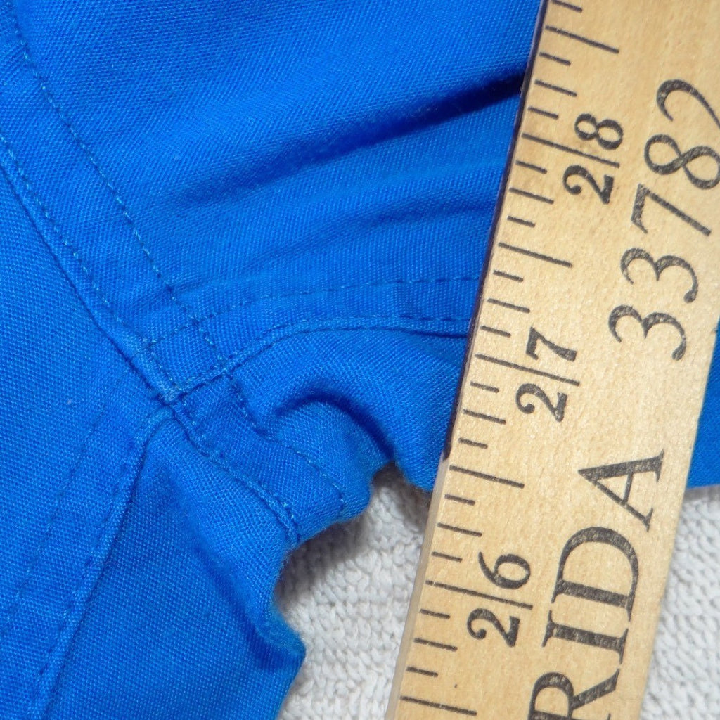 Cherokee Workwear Scrub Pants Womens XS Royal Blue Drawstring Cargo