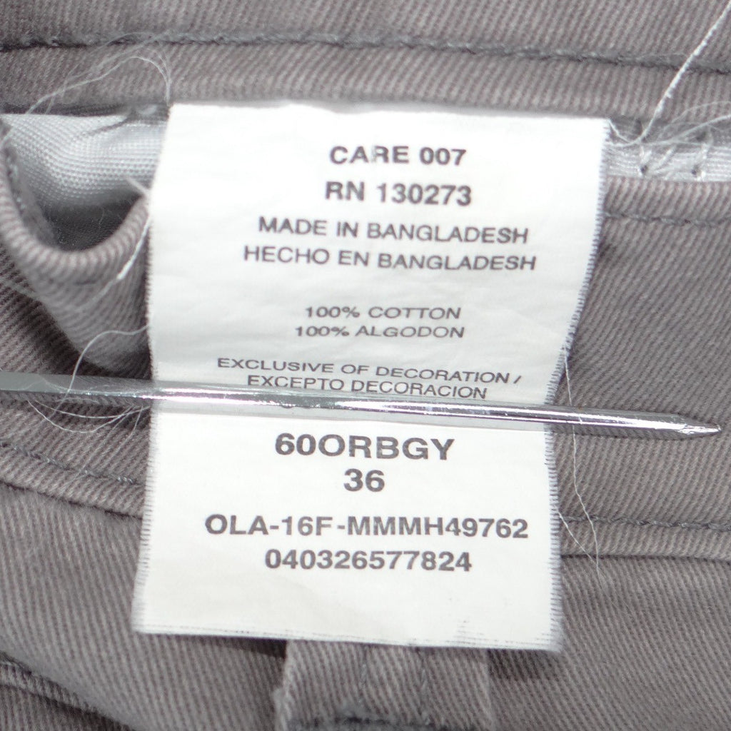Old Navy Mens Cargo Shorts Grey Cotton Twill Relaxed Fit Size 36