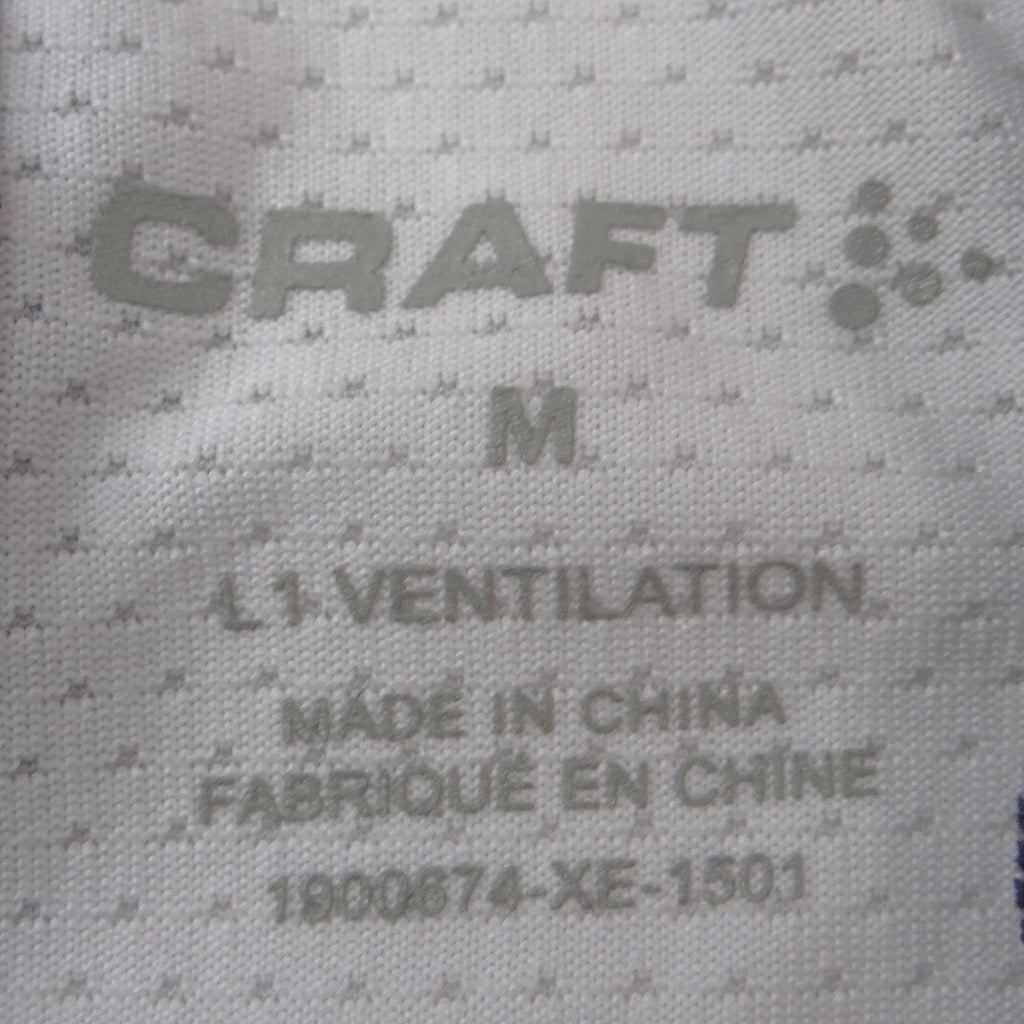 Craft Mens L1 Ventilation Cycling Jersey Black Red White Full Zip Size M 1900874