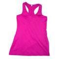 Fila Sport Womens Magenta Pink Racerback V-Neck Athletic Tank Top Large