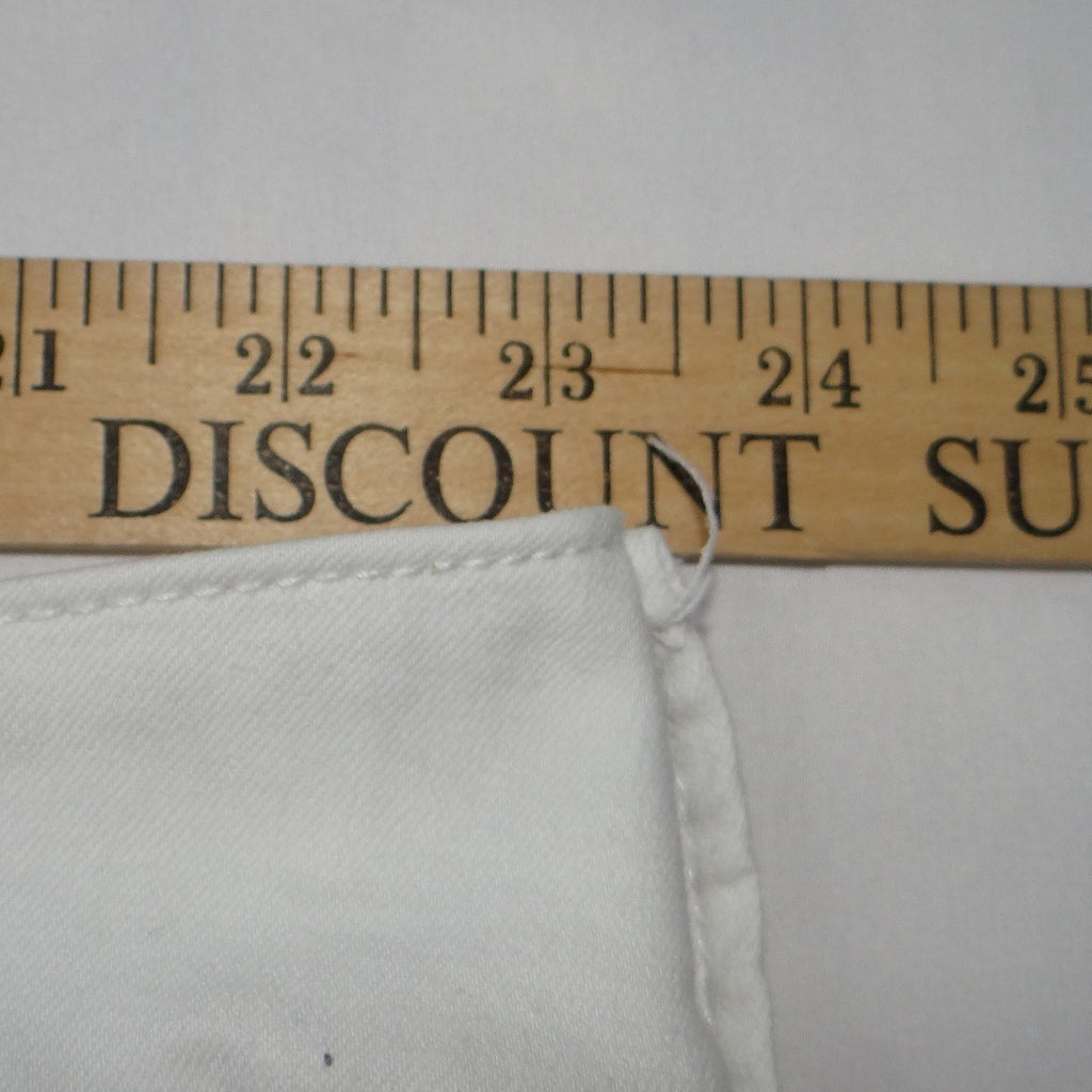 Torrid White Super Soft High Rise Cropped Jeggings Raw Hem Size 26R