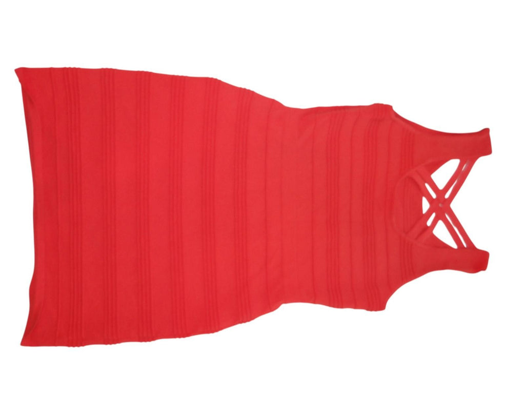 Gianni Bini Strappy Red Dress - Size L