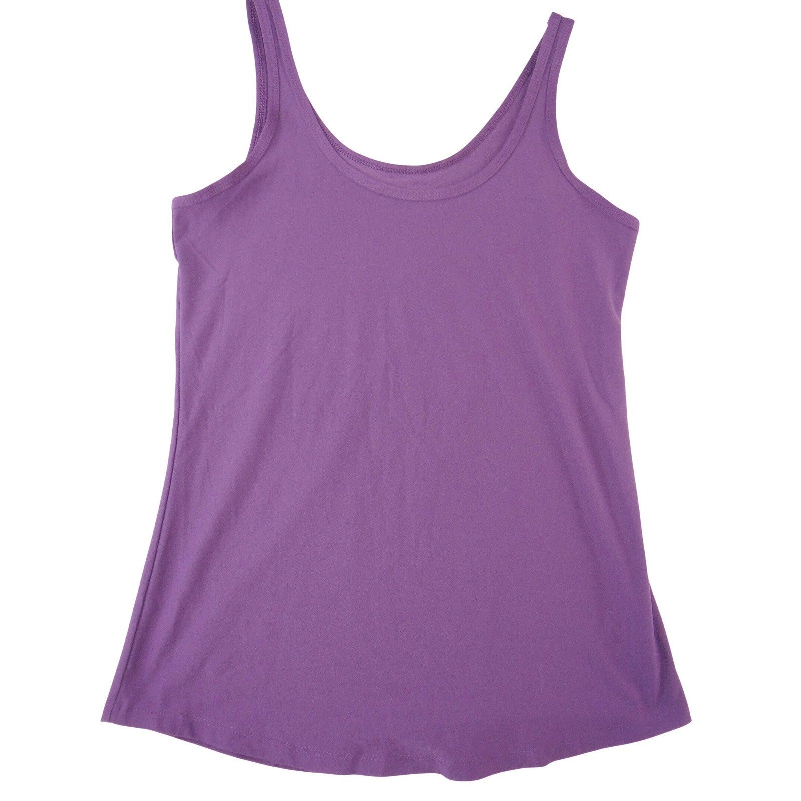No Boundaries Purple Scoop Neck Tank Top Womens Large 11-13 Solid Basic
