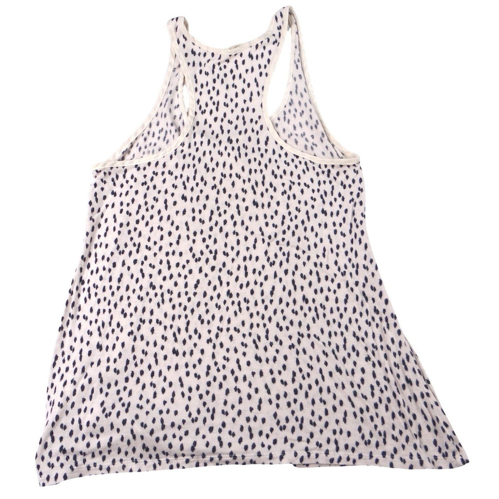 Y2K Vibes Old Navy Women's Juniors Medium Cream Leopard Print Racerback Tank Top
