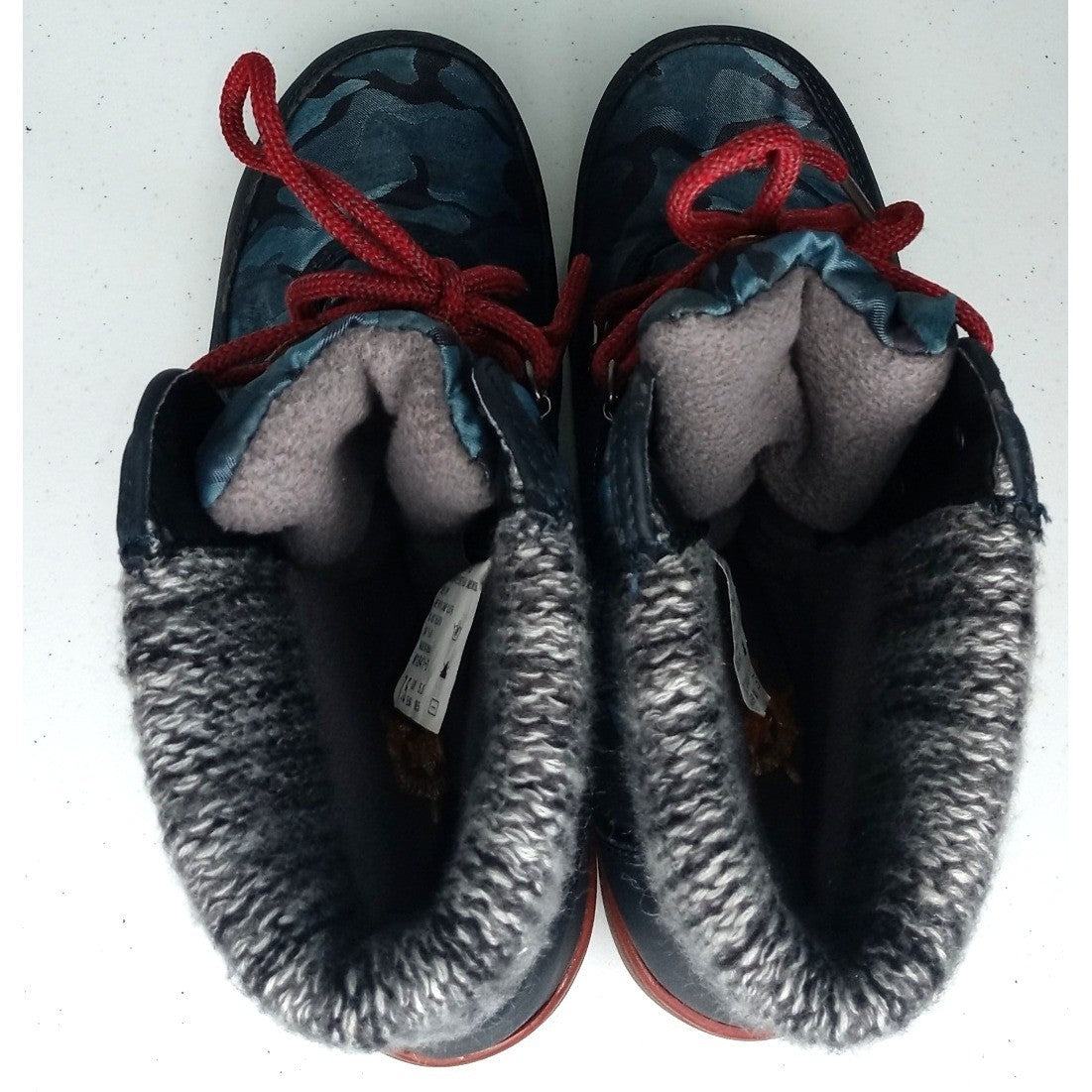 Khombu Womens Winter Boots Camo Lace Up Insulated Warm Snow Boots