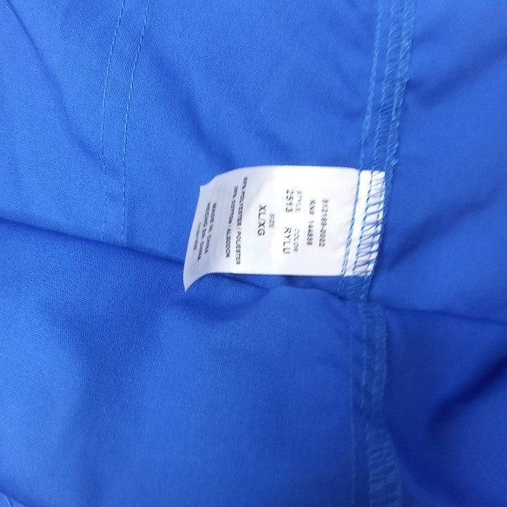 NWT-Adar Medical Uniforms Blue Scrub Pants Cargo Pockets Drawstring Waist XLG