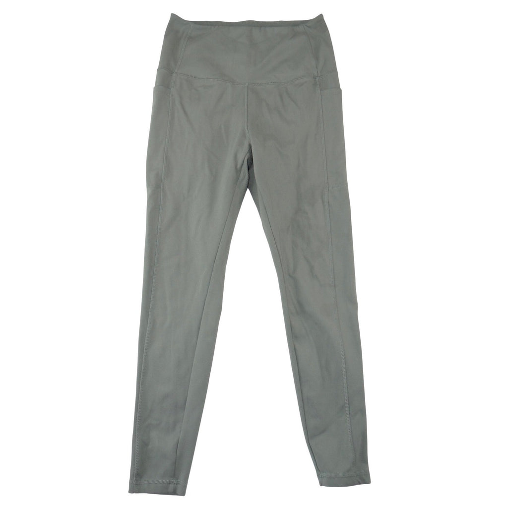 Danskin Womens Sage Green High Waisted Side Pocket Leggings Size Medium