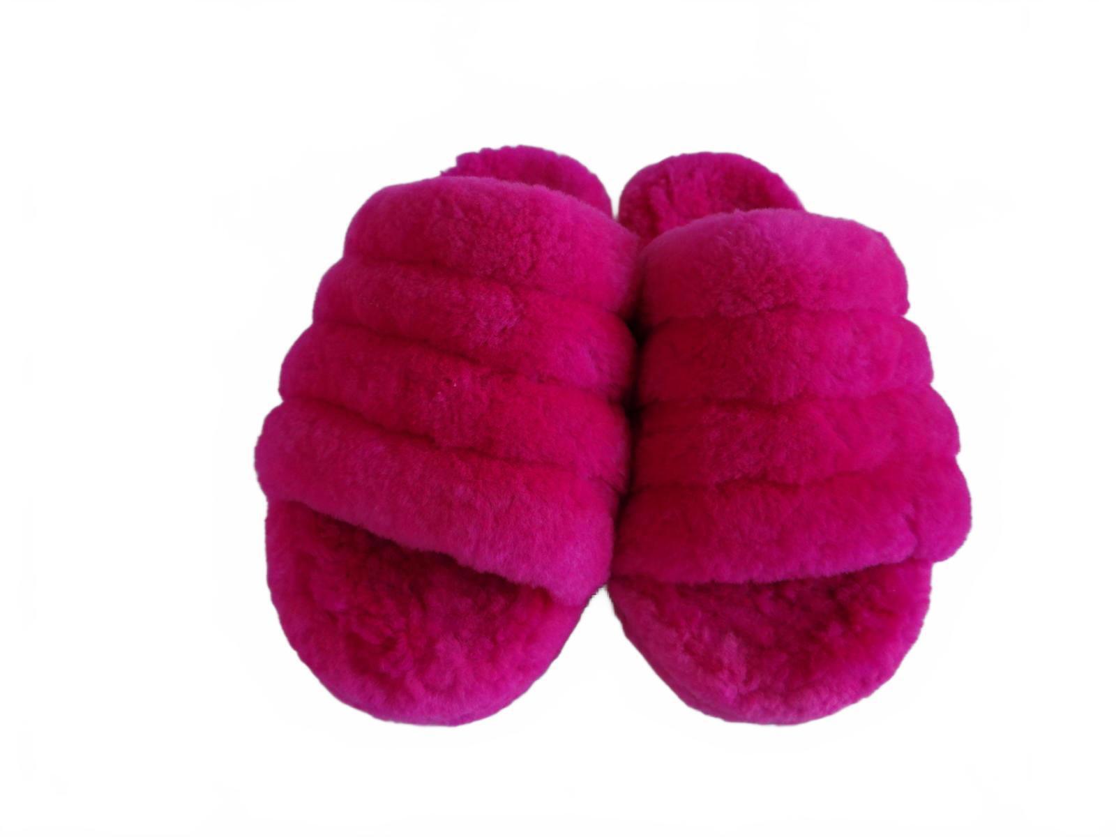 UGG Girl's Cozy Fuzzy Pink Slippers - ALTERED