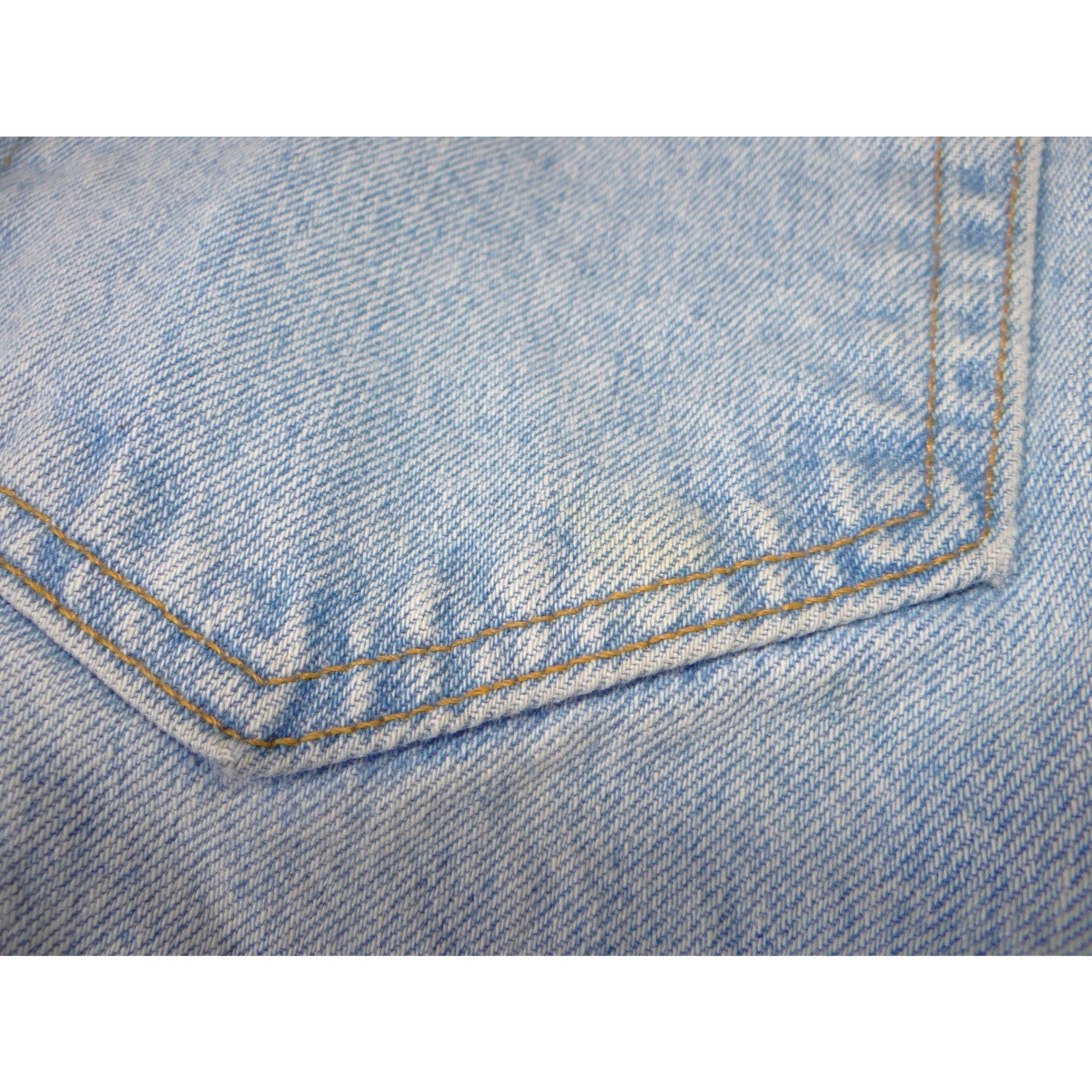 Calvin Klein Vintage Mens Light Wash Straight Leg Relaxed Denim Jeans 34x32