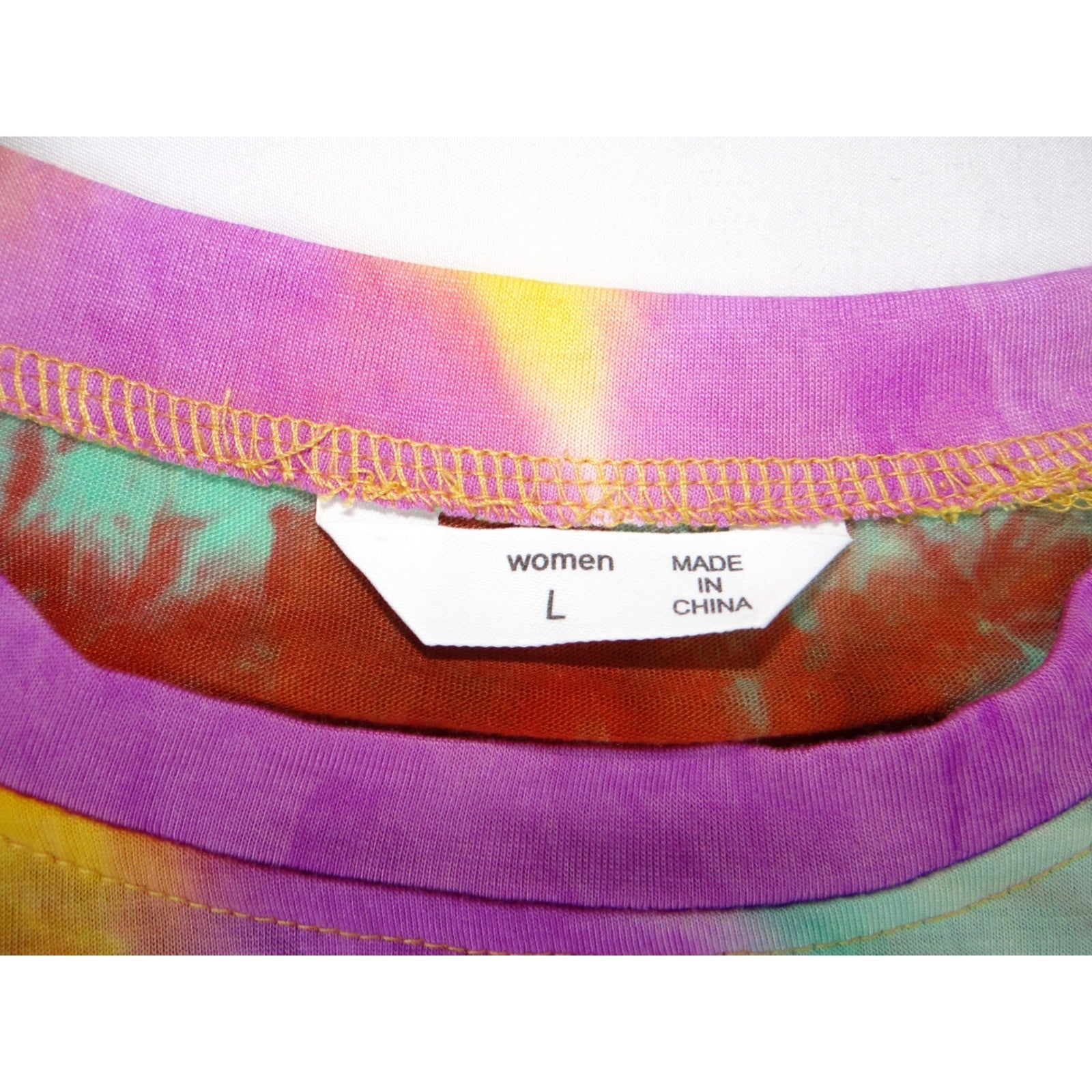 Set of Tie Dye Besties Graphic T Shirts Size L
