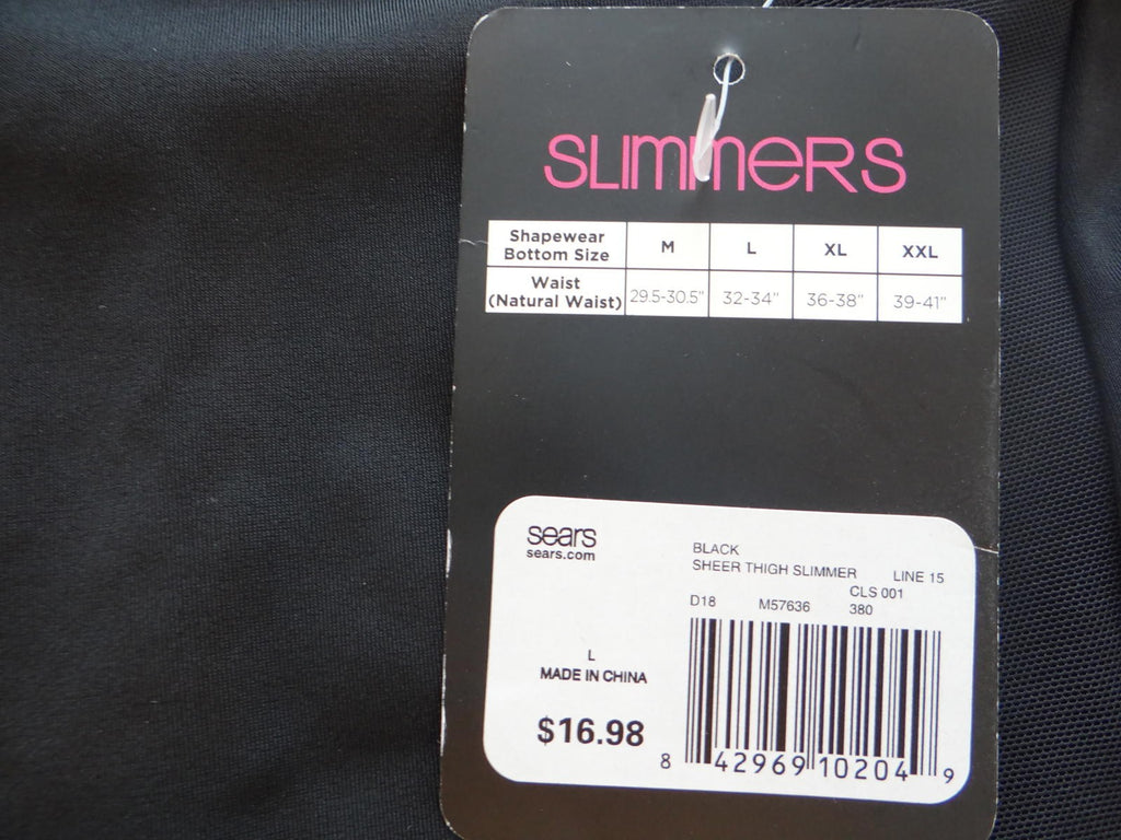 Slimmers Medium Control High Waist Thigh Slimmer - Size L
