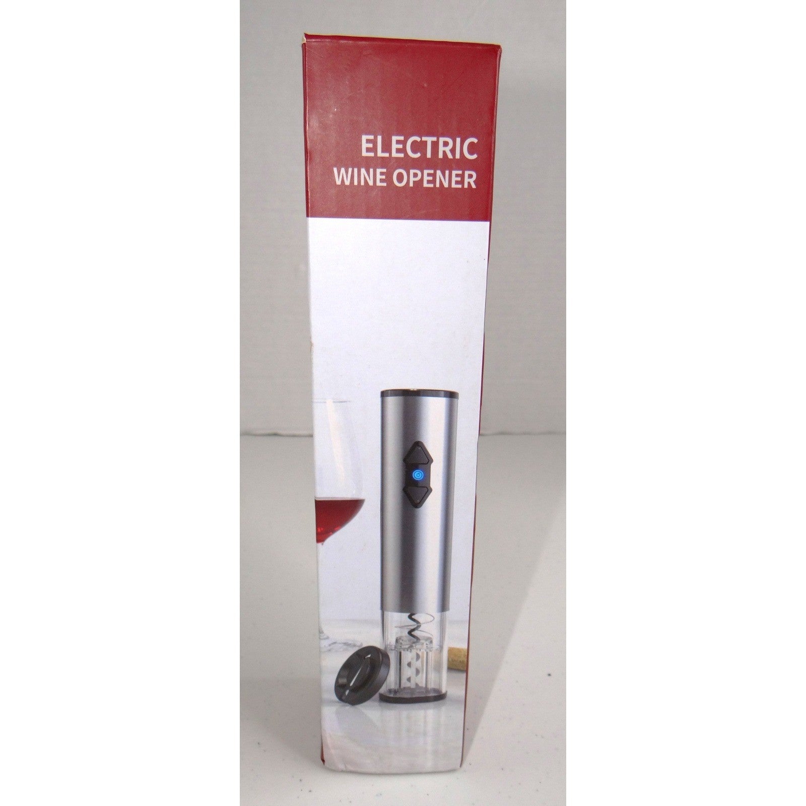 Electric Wine Opener Automatic Corkscrew with Foil Cutter Matte Black 2848