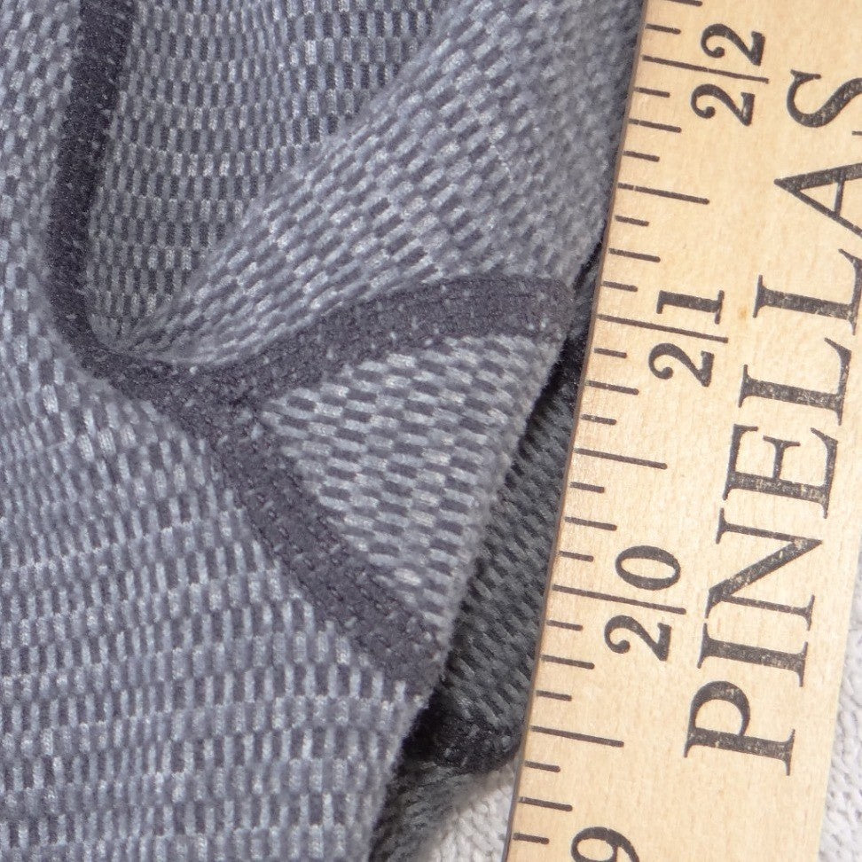 Lululemon Wunder Under Crop Grey Space Dye Textured Leggings Size 8 High Rise