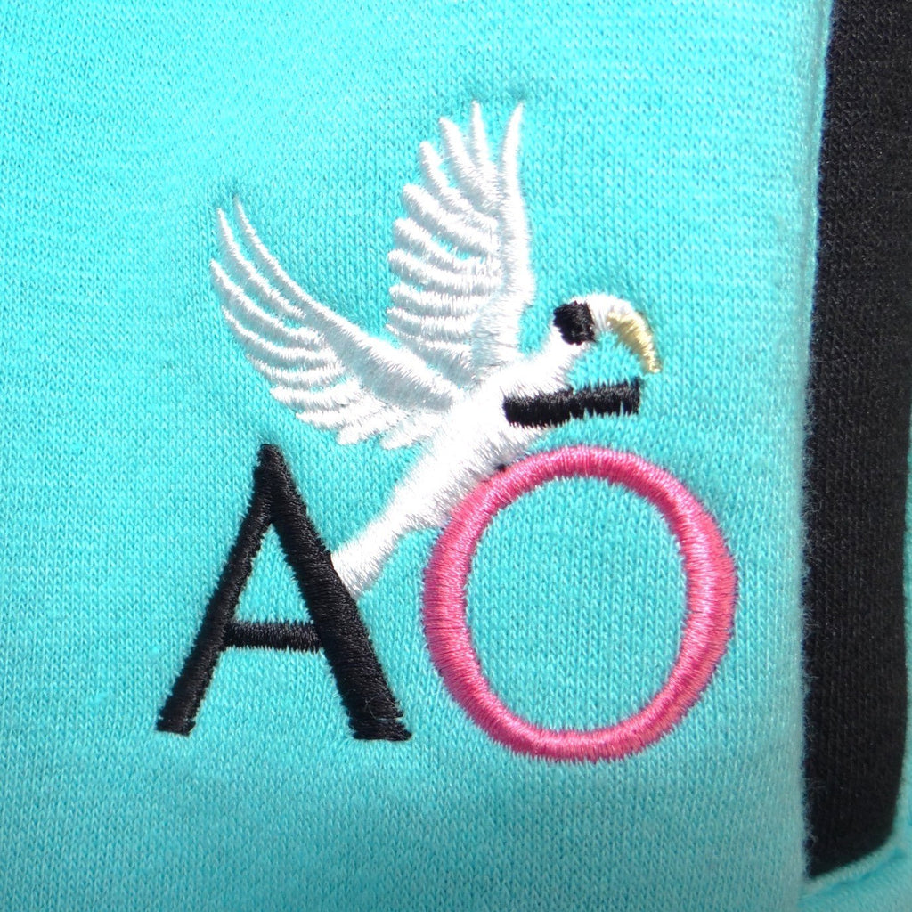 Amado Apparel Mens XL Colorblock Fleece Joggers Teal Yellow Pink Streetwear