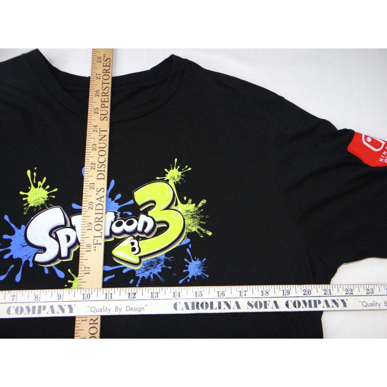 Nintendo Switch Splatoon 3 Black T Shirt Mens Large Gaming Nintendo Tee